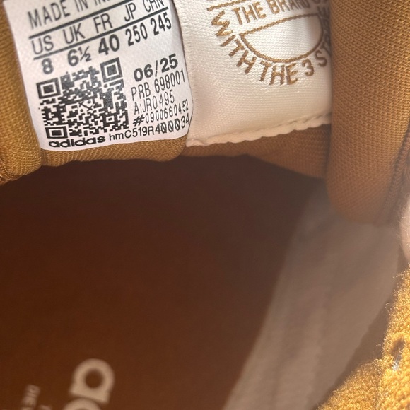 Adidas Cream and Tan Sneakers - Picture 7 of 10